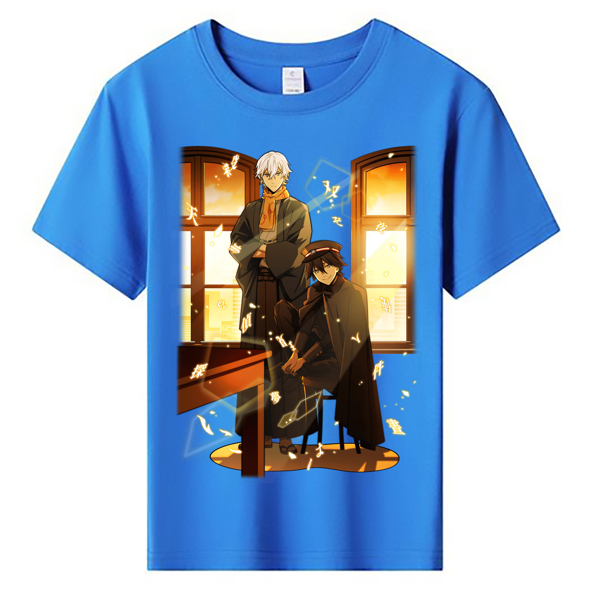 （画像用） 文豪ストレイドッグス Bungo Stray Dogs 綿100％キッズTシャツ（フロントプリント）